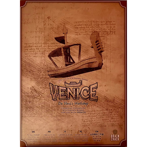 BCGVEN003 Venice Board Game: Da Vinci's Workshop published by Brain Crack Games