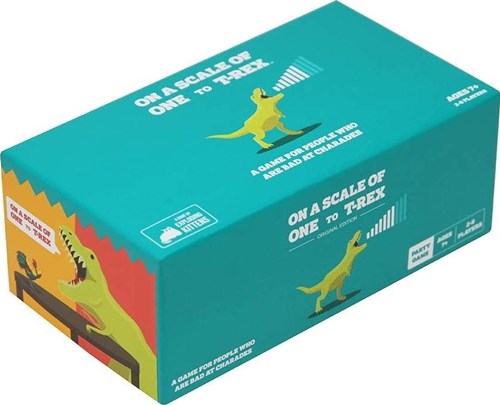 2!EKTREXCORE1 On A Scale of One to T-Rex Card Game published by Exploding Kittens