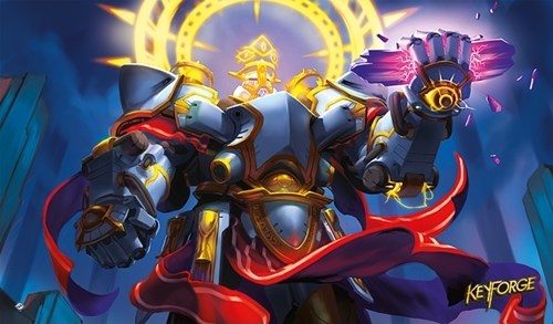 FFGKFS13 Keyforge Card Game: Grim Resolve Playmat published by Fantasy Flight Games