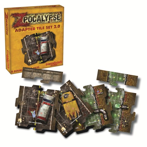 GBRZP14 Zpocalypse Board Game: Adapter Tile Set 2 published by Green Brier Games