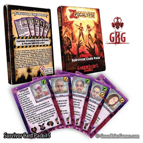 Zpocalypse Board Game: Survivor Pack 5