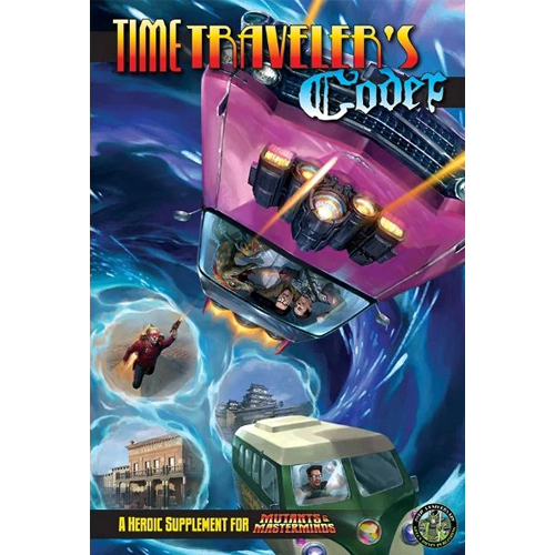 GRR5519 Mutants And Masterminds: 3rd Edition Time Traveler's Codex published by Green Ronin Publishing