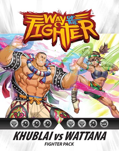 NJD040205 Way Of The Fighter Board Game: Khublai Vs Wattana Fighter Pack published by Ninja Division